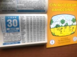 30 Mayıs 1996 orijinal Hicret takvim yaprağı (Cin Ali kitabı hediyeli:)
