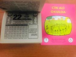 22 Ocak 1997 orijinal Türkiye gazetesi takvim yaprağı (Cin Ali kitabı hediyeli:)