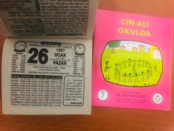 26 Ocak 1997 orijinal Türkiye gazetesi takvim yaprağı (Cin Ali kitabı hediyeli:)