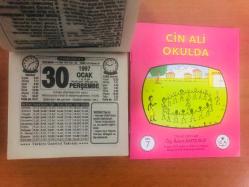 30 Ocak 1997 orijinal Türkiye gazetesi takvim yaprağı (Cin Ali kitabı hediyeli:)