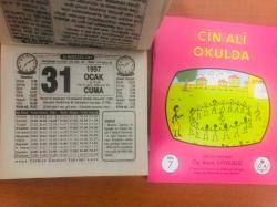31 Ocak 1997 orijinal Türkiye gazetesi takvim yaprağı (Cin Ali kitabı hediyeli:)