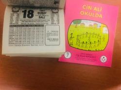18 Şubat 1997 orijinal Türkiye gazetesi takvim yaprağı (Cin Ali kitabı hediyeli:)