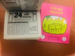 24 Şubat 1997 orijinal Türkiye gazetesi takvim yaprağı (Cin Ali kitabı hediyeli:)