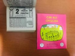 2 Ağustos 1997 orijinal Türkiye gazetesi takvim yaprağı (Cin Ali kitabı hediyeli:)