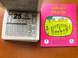 25 Eylül 1997 orijinal Türkiye gazetesi takvim yaprağı (Cin Ali kitabı hediyeli:)