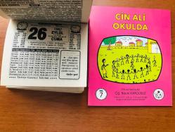 26 Eylül 1997 orijinal Türkiye gazetesi takvim yaprağı (Cin Ali kitabı hediyeli:)