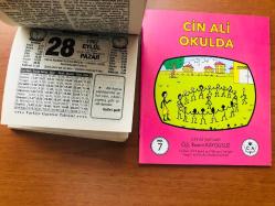 28 Eylül 1997 orijinal Türkiye gazetesi takvim yaprağı (Cin Ali kitabı hediyeli:)