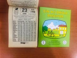 23 Ocak 1998 hediyelik orijinal Saray takvim yaprağı (Cin Ali kitabı hediyeli:)