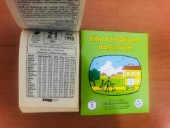 21 Nisan 1998 hediyelik orijinal Saray takvim yaprağı (Cin Ali kitabı hediyeli:)