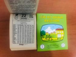 22 Nisan 1998 hediyelik orijinal Saray takvim yaprağı (Cin Ali kitabı hediyeli:)