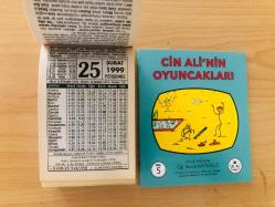 25 Şubat 1999 hediyelik orijinal Fazilet takvim yaprağı (Cin Ali kitabı hediyeli:)