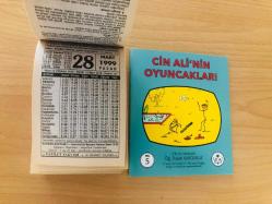 28 Mart 1999 hediyelik orijinal Fazilet takvim yaprağı (Cin Ali kitabı hediyeli:)