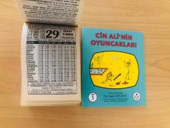 29 Mart 1999 hediyelik orijinal Fazilet takvim yaprağı (Cin Ali kitabı hediyeli:)