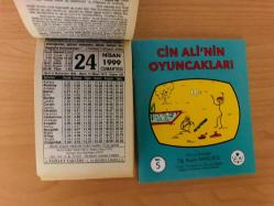 24 Nisan 1999 hediyelik orijinal Fazilet takvim yaprağı (Cin Ali kitabı hediyeli:)