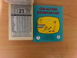21 Haziran 1999 hediyelik orijinal Fazilet takvim yaprağı (Cin Ali kitabı hediyeli:)