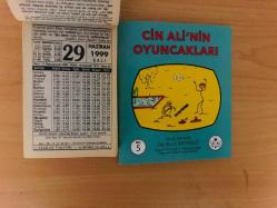 29 Haziran 1999 hediyelik orijinal Fazilet takvim yaprağı (Cin Ali kitabı hediyeli:)