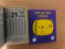 29 Mart 1989 hediyelik orijinal Fazilet takvim yaprağı (Cin Ali kitabı hediyeli:)