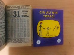 31 Mart 1989 hediyelik orijinal Fazilet takvim yaprağı (Cin Ali kitabı hediyeli:)