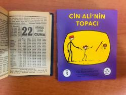 22 Aralık 1989 hediyelik orijinal Fazilet takvim yaprağı (Cin Ali kitabı hediyeli:)