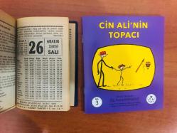 26 Aralık 1989 hediyelik orijinal Fazilet takvim yaprağı (Cin Ali kitabı hediyeli:)