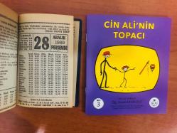 28 Aralık 1989 hediyelik orijinal Fazilet takvim yaprağı (Cin Ali kitabı hediyeli:)