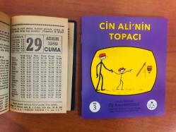 29 Aralık 1989 hediyelik orijinal Fazilet takvim yaprağı (Cin Ali kitabı hediyeli:)