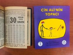 30 Aralık 1989 hediyelik orijinal Fazilet takvim yaprağı (Cin Ali kitabı hediyeli:)