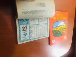 27 Mayıs 1988 hediyelik orijinal Diyanet takvim yaprağı (Cin Ali kitabı hediyeli:)