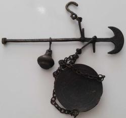 Antika - OSMANLI SON DÖNEM EL YAPIMI MUHTEŞEM TEK KEFELİ KUYUMCU TERAZİSİ T2E3K4 - kitantik - kitaLog