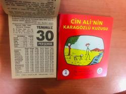 30 Temmuz 1987 hediyelik orijinal Fazilet takvim yaprağı (Cin Ali kitabı hediyeli:)