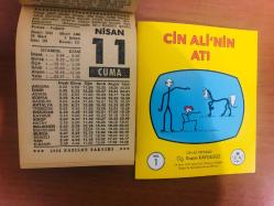 11 Nisan 1986 hediyelik orijinal Fazilet takvim yaprağı (Cin Ali kitabı hediyeli:)