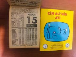 15 Nisan 1986 hediyelik orijinal Fazilet takvim yaprağı (Cin Ali kitabı hediyeli:)