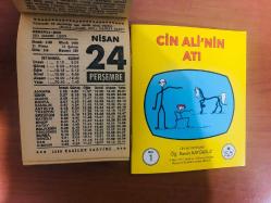 24 Nisan 1986 hediyelik orijinal Fazilet takvim yaprağı (Cin Ali kitabı hediyeli:)