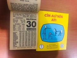 30 Haziran 1986 hediyelik orijinal Fazilet takvim yaprağı (Cin Ali kitabı hediyeli:)