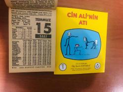 15 Temmuz 1986 hediyelik orijinal Fazilet takvim yaprağı (Cin Ali kitabı hediyeli:)