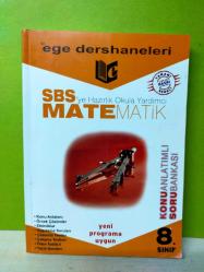 SBS'YE HAZIRLIK OKULA YARDIMCI MATEMATİK - 8. SINIF KONU ANLATIMLI SORU BANKASI- EGE DERSHANESİ - 2.EL