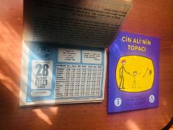 28 Şubat 1984 hediyelik orijinal Diyanet takvim yaprağı (Cin Ali kitabı hediyeli:)