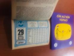 29 Şubat 1984 hediyelik orijinal Diyanet takvim yaprağı (Cin Ali kitabı hediyeli:)