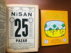 25 Nisan 1982 hediyelik orijinal Saatli Maarif takvim yaprağı (Cin Ali kitabı hediyeli:)