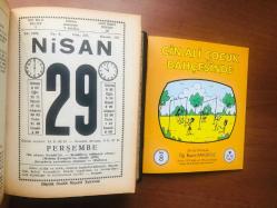 29 Nisan 1982 hediyelik orijinal Saatli Maarif takvim yaprağı (Cin Ali kitabı hediyeli:)