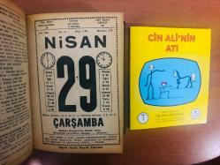 29 Nisan 1981 hediyelik orijinal Saatli Maarif takvim yaprağı (Cin Ali kitabı hediyeli:)