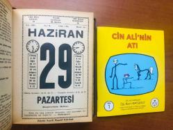 29 Haziran 1981 hediyelik orijinal Saatli Maarif takvim yaprağı (Cin Ali kitabı hediyeli:)