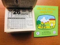 26 Şubat 2000 hediyelik orijinal Türkiye gazetesi takvim yaprağı (Cin Ali kitabı hediyeli:)