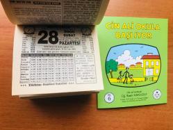 28 Şubat 2000 hediyelik orijinal Türkiye gazetesi takvim yaprağı (Cin Ali kitabı hediyeli:)
