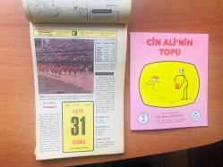 31 Ekim 1980 hediyelik orijinal Hürriyet takvim yaprağı (Cin Ali kitabı hediyeli:)