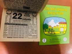 22 Kasım 2000 hediyelik orijinal Türkiye gazetesi takvim yaprağı (Cin Ali kitabı hediyeli:)