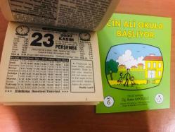 23 Kasım 2000 hediyelik orijinal Türkiye gazetesi takvim yaprağı (Cin Ali kitabı hediyeli:)