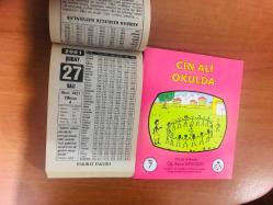 27 Şubat 2001 hediyelik orijinal Hakikat takvim yaprağı (Cin Ali kitabı hediyeli:)