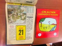 21 Aralık 1979 hediyelik orijinal Hürriyet takvim yaprağı (Cin Ali kitabı hediyeli:)