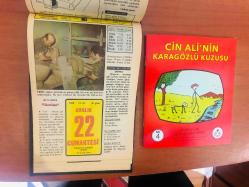22 Aralık 1979 hediyelik orijinal Hürriyet takvim yaprağı (Cin Ali kitabı hediyeli:)